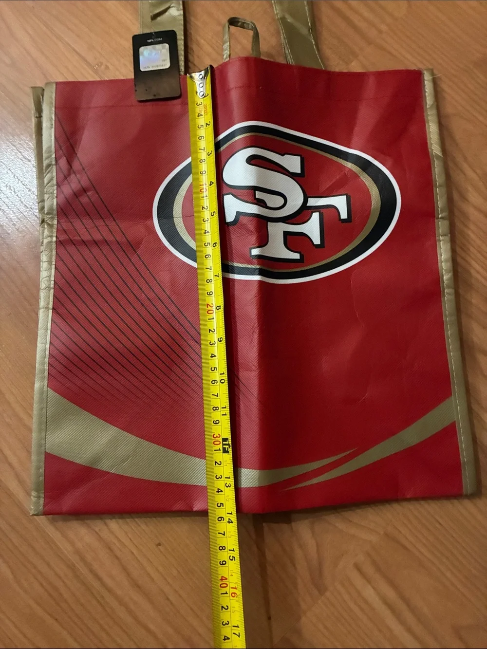 2 NFL San Francisco 49ers Tote Bags Football
